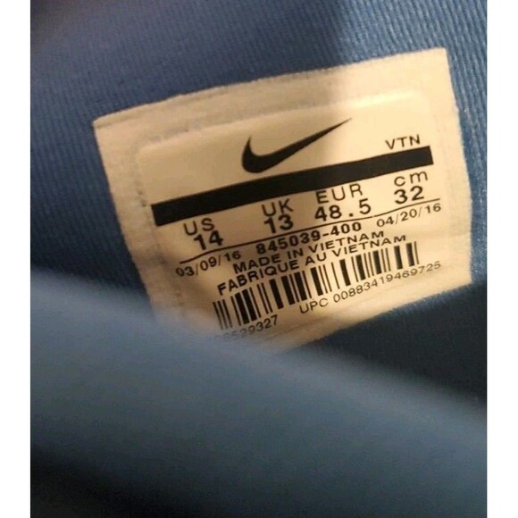 Nike Air Max 90 Ultra SE Men\'s Sz 14 Shoes Coastal Blue Star Blue Ocean Fog Rare main image 4
